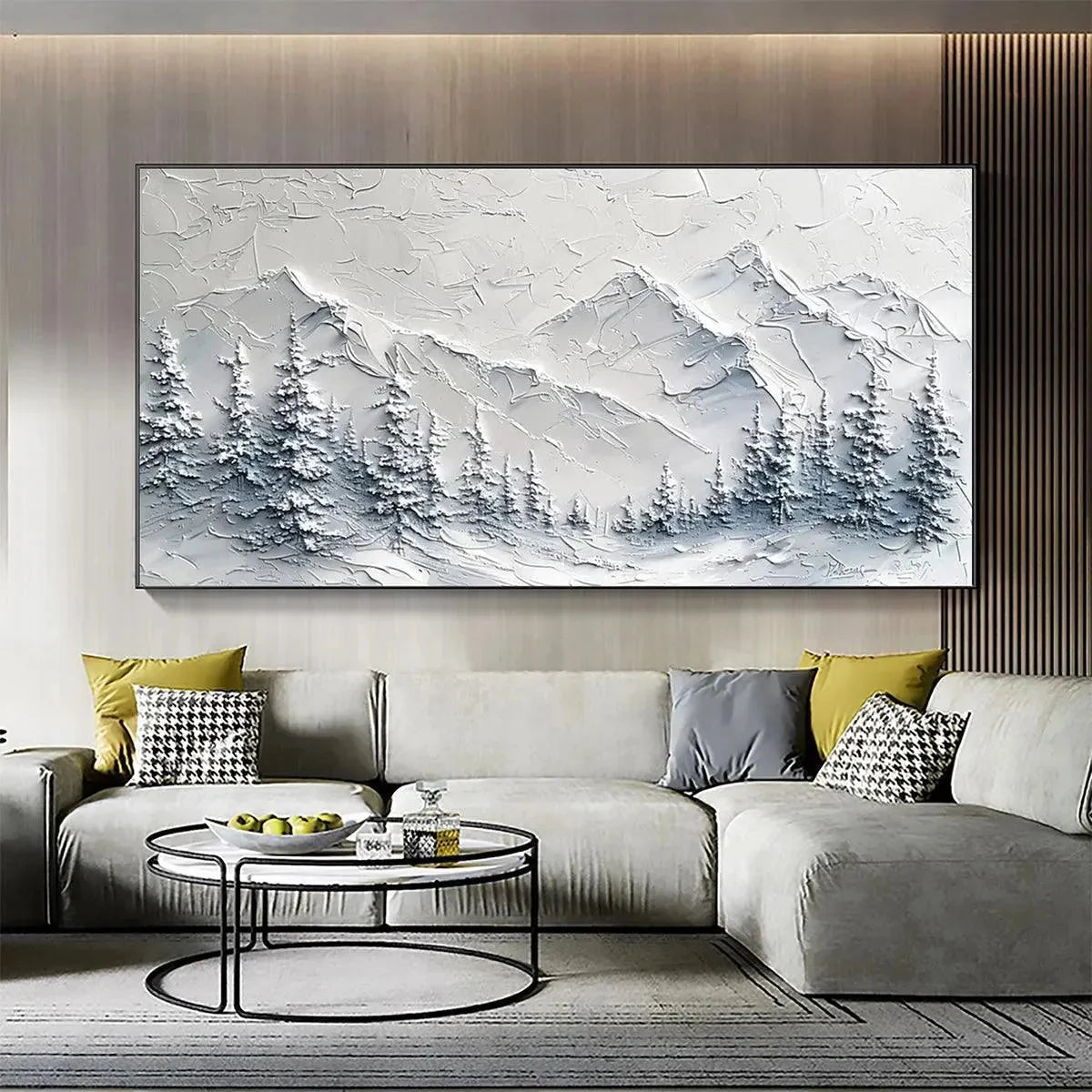 WINTER'S EMBRACE | Landscape mood, soft natural light studio shot
