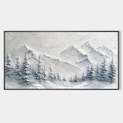 WINTER'S EMBRACE | hanging in , Landscape wall art
