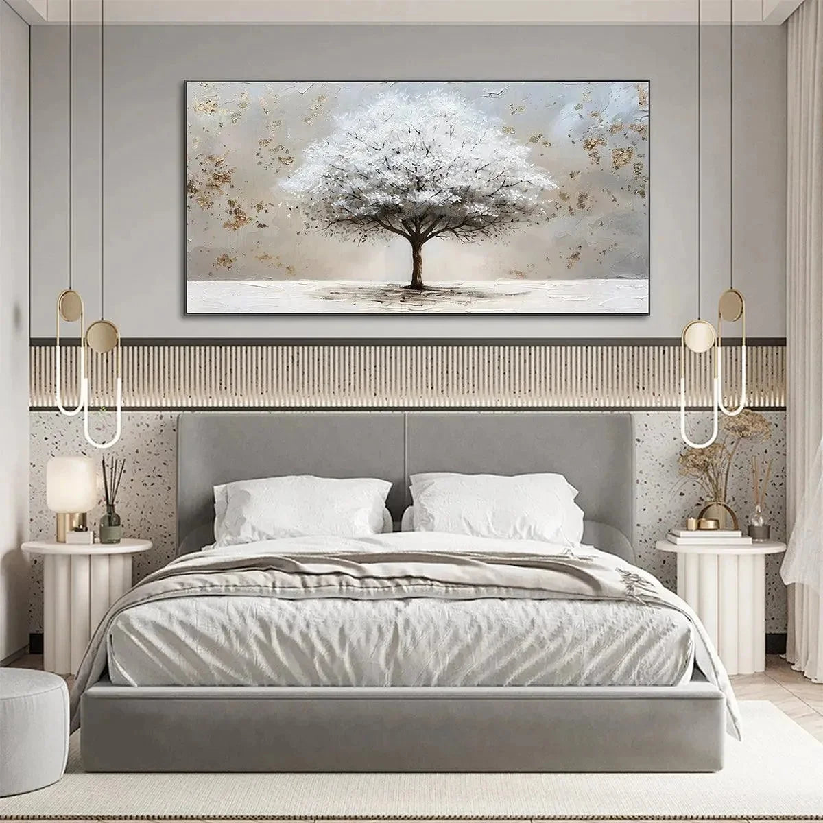 WINTER'S GRACE | black frame version on white wall
