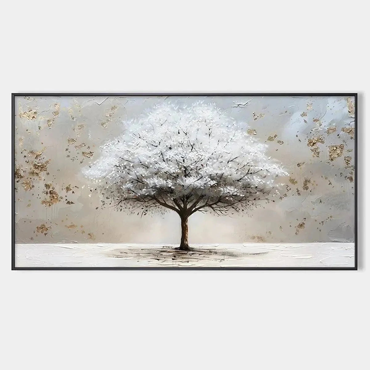 WINTER'S GRACE | hanging in , Abstract wall art