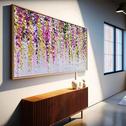WISTERIA CASCADE | Abstract mood, soft natural light studio shot