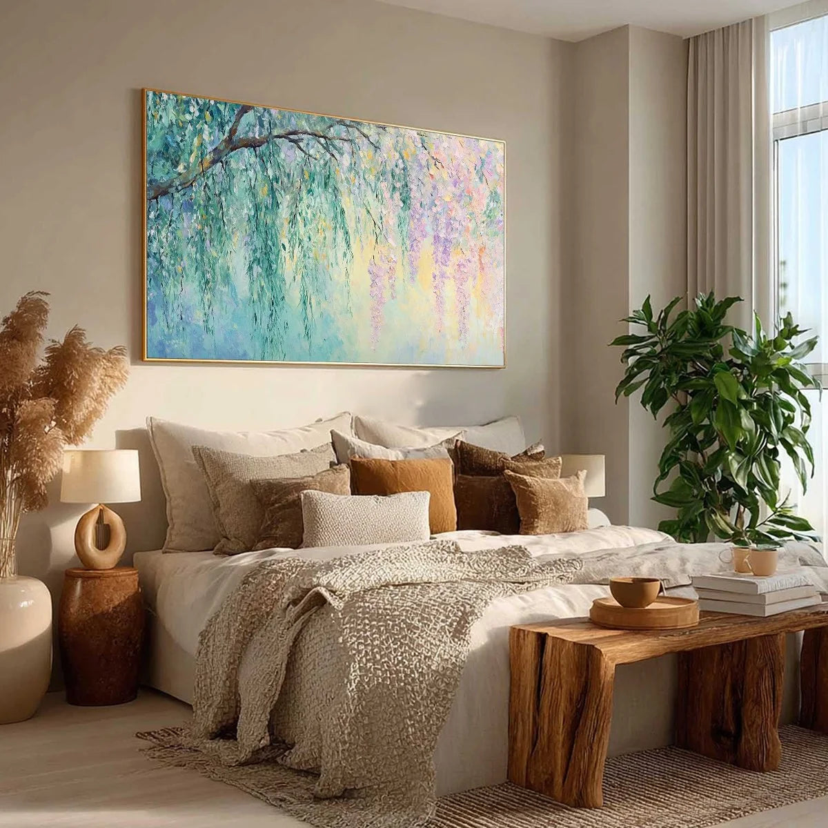 WISTERIA WHISPER | rolled canvas, ready for custom framing