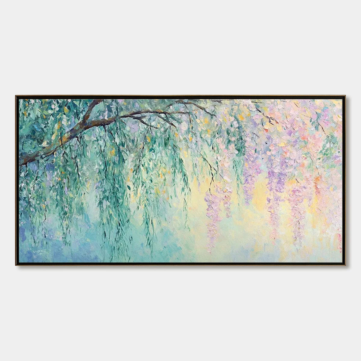WISTERIA WHISPER | hanging in , Impressionist wall art