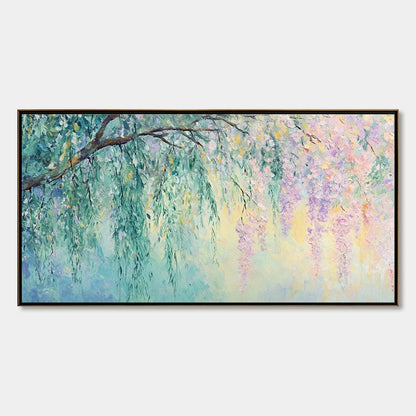WISTERIA WHISPER | hanging in , Impressionist wall art