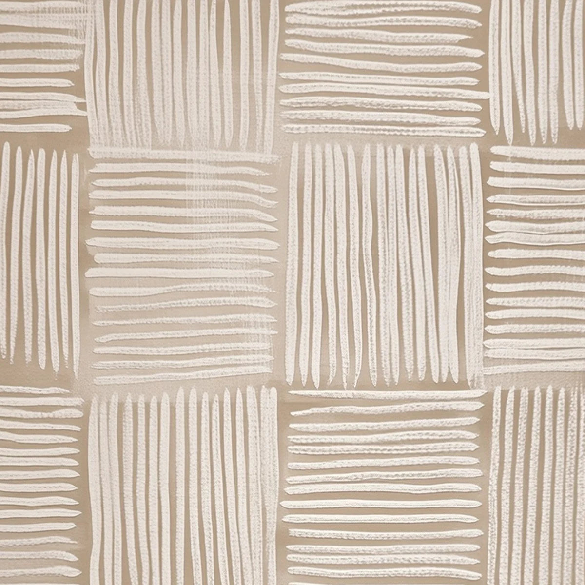 WOVEN CALM | rectangular format, hand-painted canvas edge