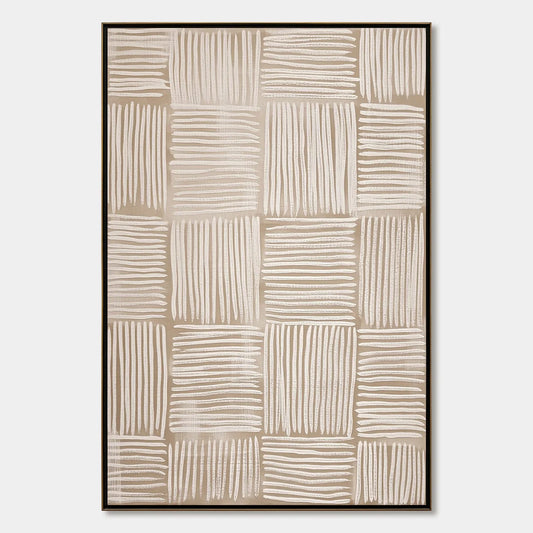 WOVEN CALM | hanging in , Minimalist wall art