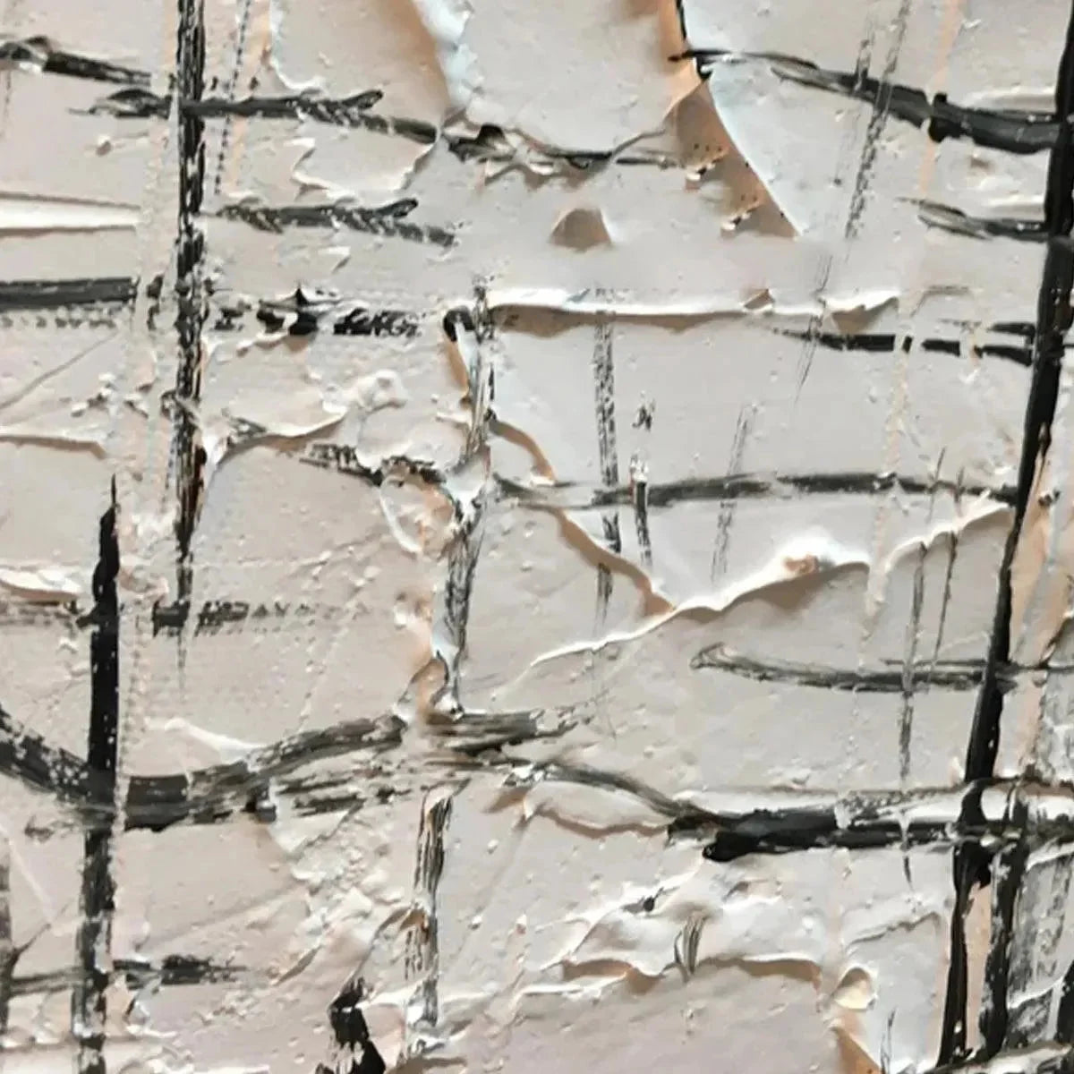 WOVEN LINES | rolled canvas, ready for custom framing
