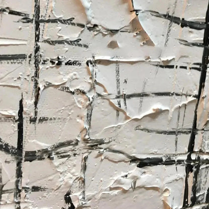 WOVEN LINES | rolled canvas, ready for custom framing