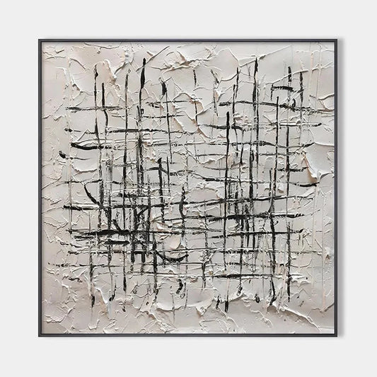 WOVEN LINES | hanging in , Minimalist wall art
