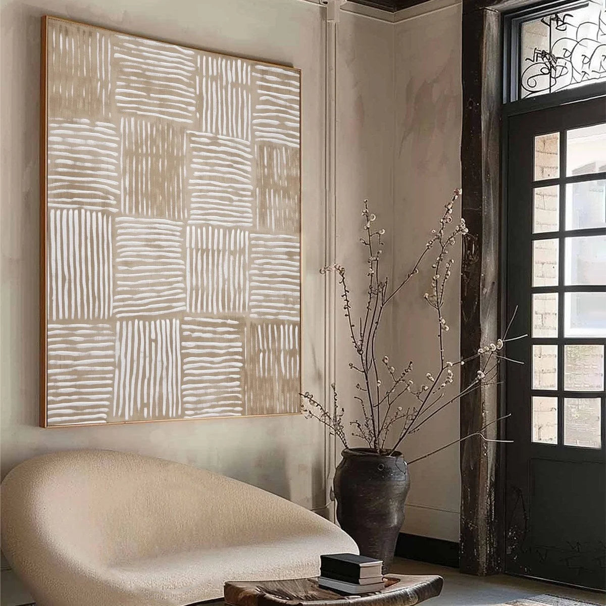 WOVEN RHYTHM | multi-color palette, original  art